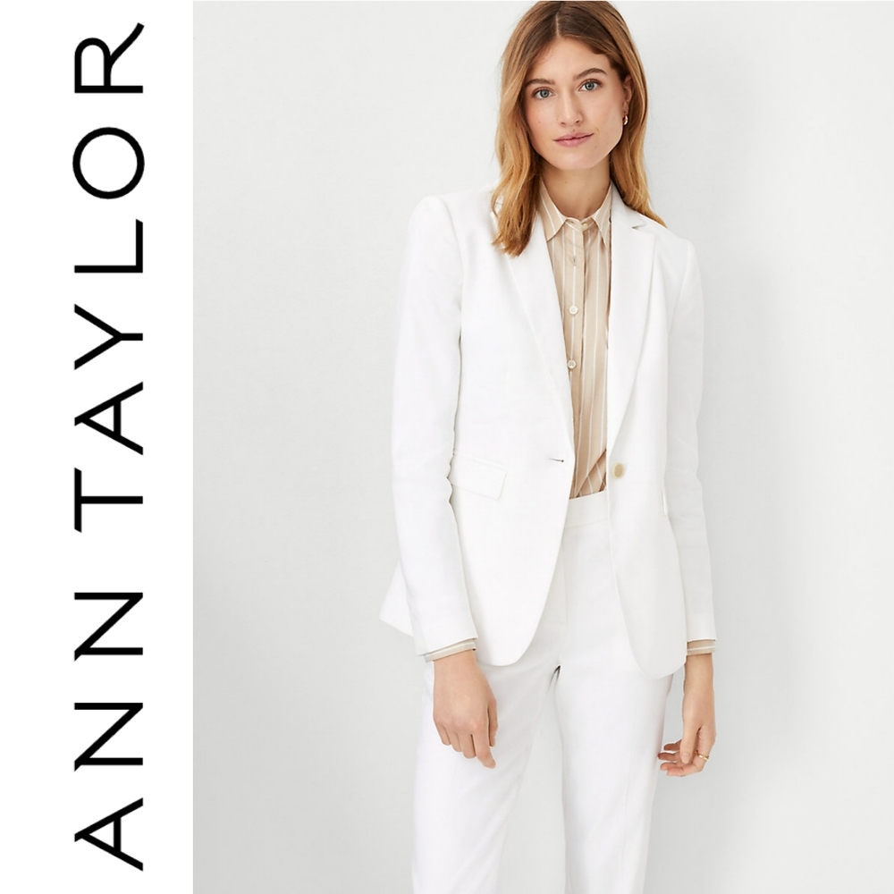 Stretch One-Button Blazer - image 1